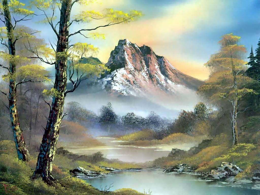 mountain 2 BR freehand landscapes Oil Paintings